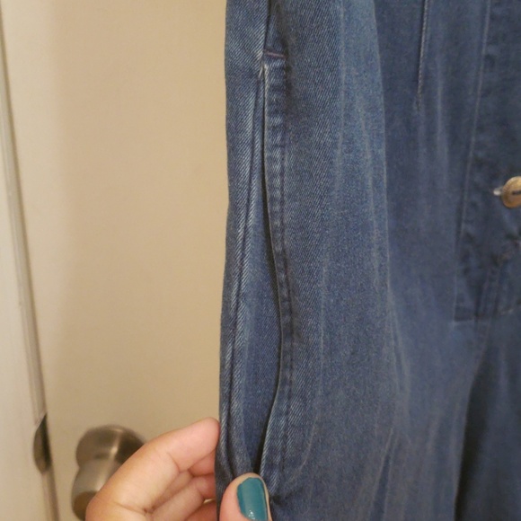 Vintage Sleeveless Denim Romper - Picture 8 of 8